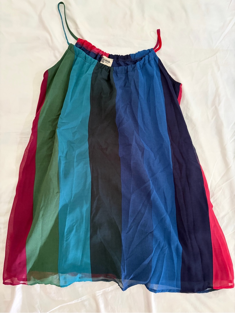 Show Me Your Mumu Slip Dress in Navy, Teal, Pink